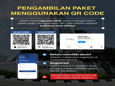 PEMBERITAHUAN PENGAMBILAN PAKET MENGGUNAKAN QR CODE 